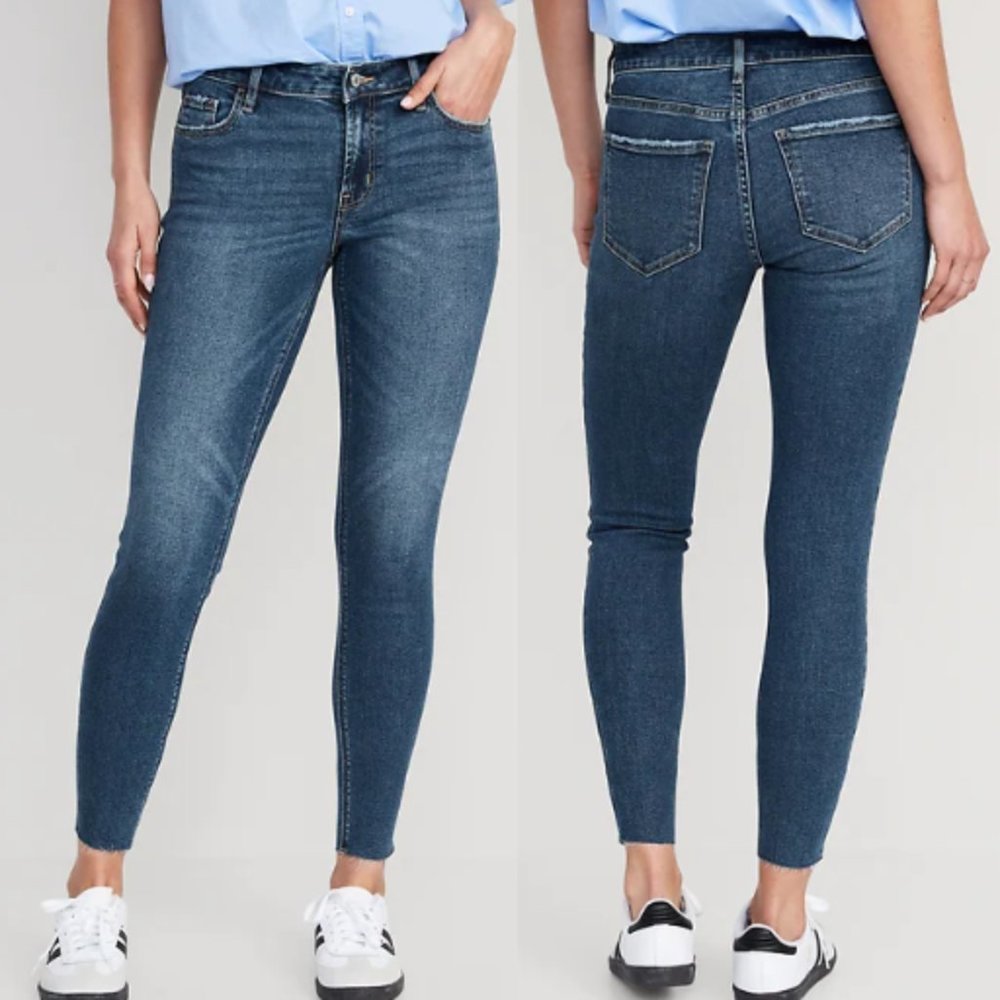 'Rockstar' OldNavy 12* Stretchy Skinny Mid-rise* ankle length* Like New*
